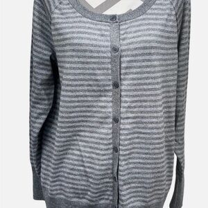 Women’s Lane Bryant Silver Metallic Cardigan 18/20